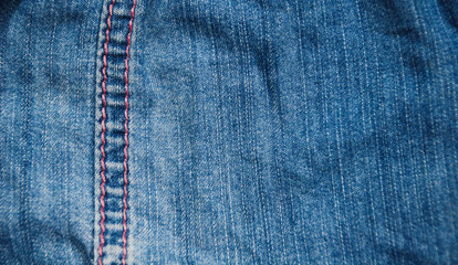 Naklejka premium blue jeans pink line