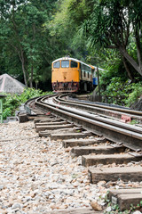 Old train on death railway ,Kanchanaburi