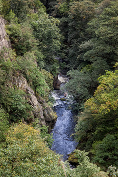 Blick in das Bodetal zwischen Treseburg und Thale