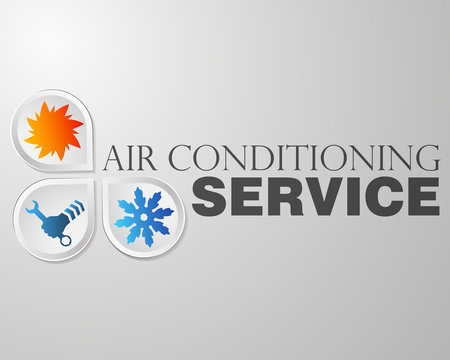 Symbol repair air conditioning