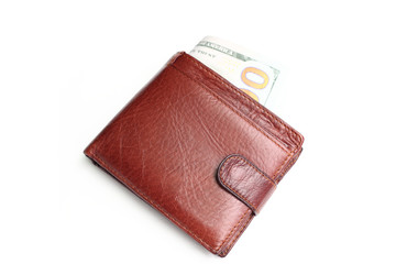 brown wallet