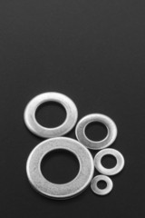 Pile Of Stainless Steel Washers