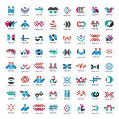 Unusual Icons Set - Isolated On White Background