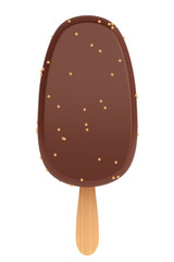 Chocolate Ice Cream with nuts