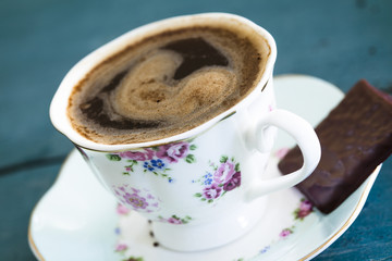 Coffee and chocolate
