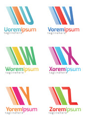 Alphabetical Logo Design Concepts.