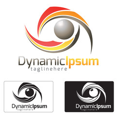 Creative media logo concept,symbol illustration icon.