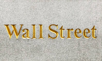 Wall Street Stone Engraving