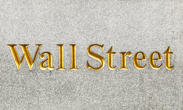 Wall Street Stone Engraving