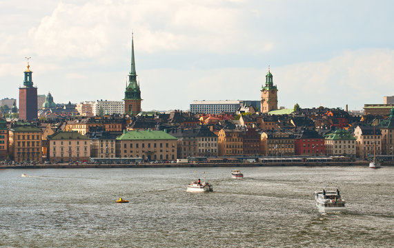 The centre of Stockholm