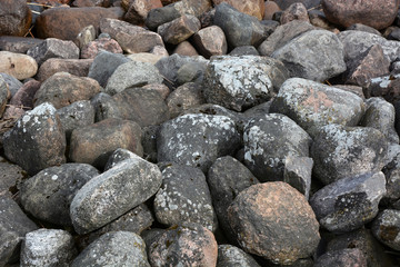 Pebble stone. Picture can be used as a background