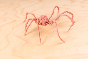 Spider Created Out of Clay