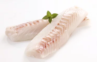 Crédence de cuisine en verre imprimé Poisson filet de poisson sans peau