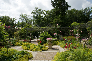 Rosengarten Schloss Arcen