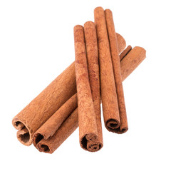 cinnamon stick spice isolated on white background closeup