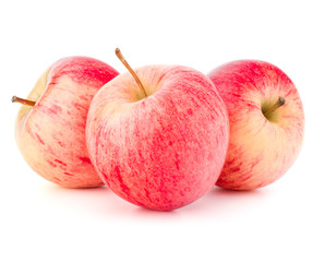 Red apple isolated on white background cutout