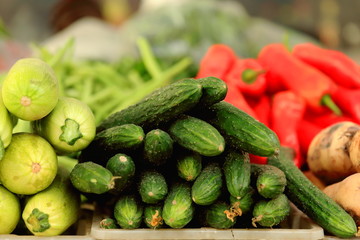 Vegetables-trading post at the market. Gyantse-Tibet. 1578