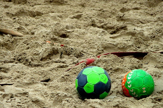 Handball im Sand, Beach-Hanbdall