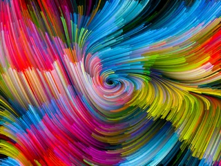 Selbstklebende Fototapeten Color Vortex Backdrop © agsandrew