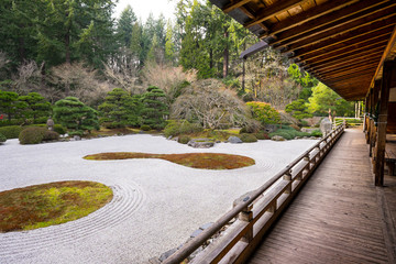 Traditional Japanese Rock Garden