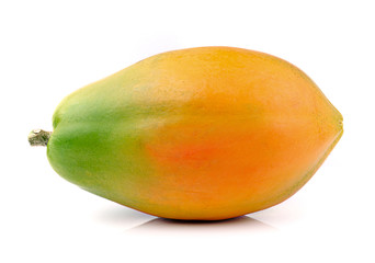 Papaya isolated on white background