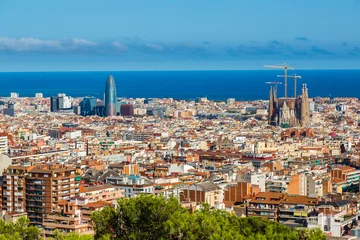 Keuken spatwand met foto Panoramic view of Barcelona © Sergii Figurnyi