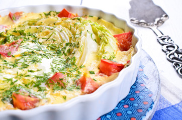 Casserole with vegetables