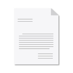 Flat icon of notes