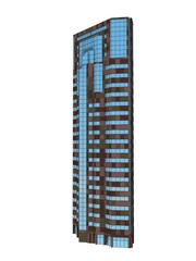 single skyscraper