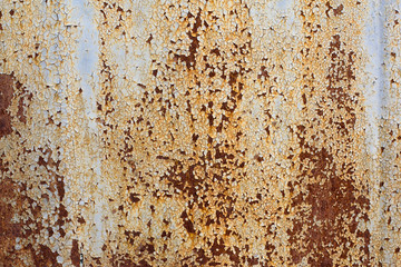 rusty metal wall texture