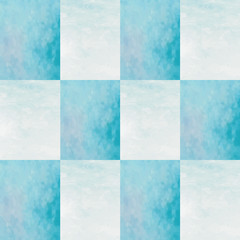 light blue chessboard with stripe string slanting line square re