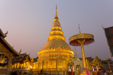 Fototapeta premium Thai temple in Lamphun