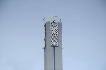 Minaret of Puncak Alam Mosque at Puncak Alam, Selangor, Malaysia