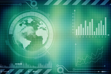 Digital Abstract Business background