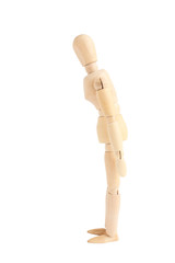 デッサン人形　会釈