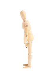 デッサン人形　会釈