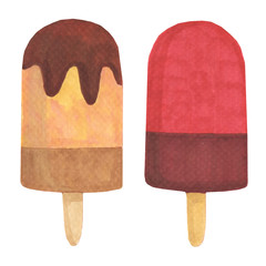 Ice cream hand-drawn illustration