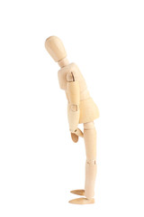 デッサン人形　敬礼