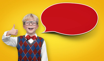 Kind / Junge / Werbung