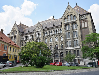 Fototapeta na wymiar Old buildings, Budapest, Hungary