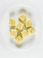 white dish tapas spanish omelette