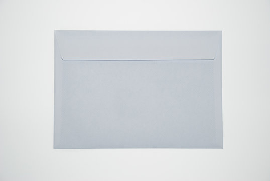 Blank envelope isolated on white background