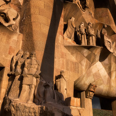Fototapeta na wymiar La Sagrada Familia, Barcelona