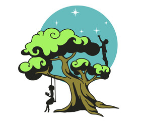 Stylized dream tree