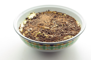 Mascarpone cream with chocolate