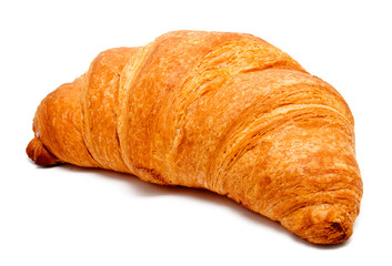 Fresh perfect croissant isolated