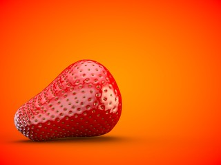 Strawberry fruit fresh healthy orange