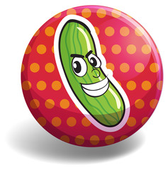 Cucumber badge