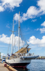 Obraz premium Nice Schooner in Curacao