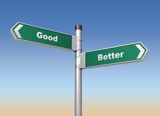 Fototapeta premium good better